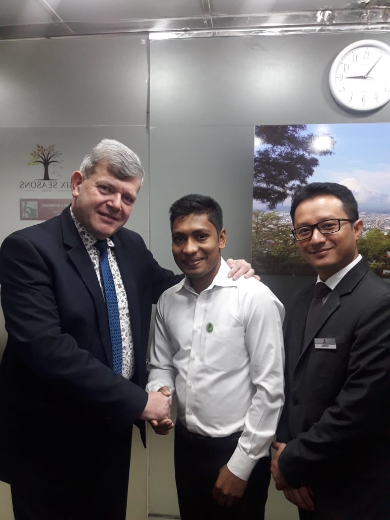 Meeting with Six Seasons Hotel team